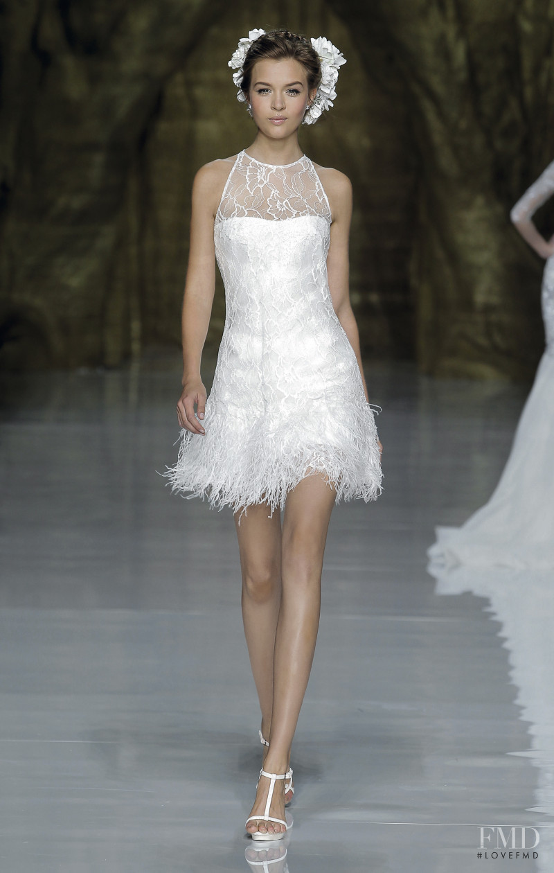 Josephine Skriver featured in  the Pronovias First Love fashion show for Autumn/Winter 2014