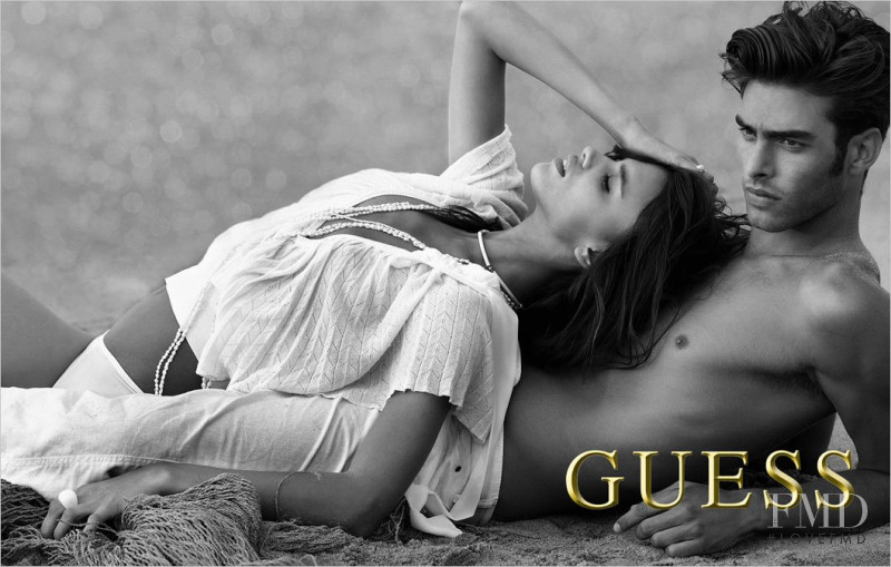 Irina Shayk featured in  the Guess advertisement for Spring/Summer 2012