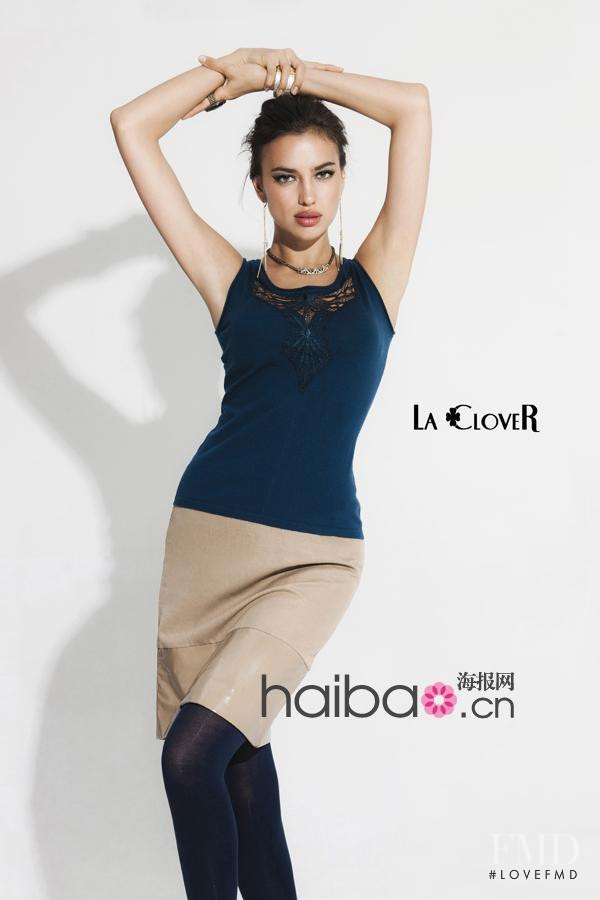 Irina Shayk featured in  the La Clover advertisement for Autumn/Winter 2012