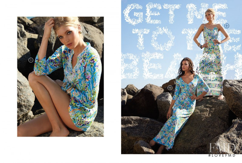 Irina Shayk featured in  the Lilly Pulitzer catalogue for Spring 2014