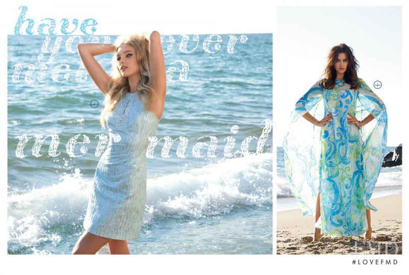 Irina Shayk featured in  the Lilly Pulitzer catalogue for Spring 2014