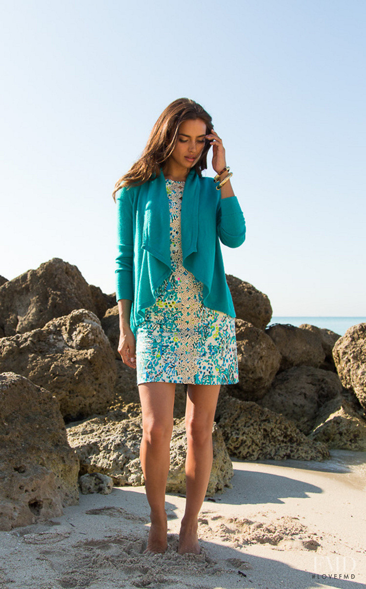Irina Shayk featured in  the Lilly Pulitzer catalogue for Fall 2014