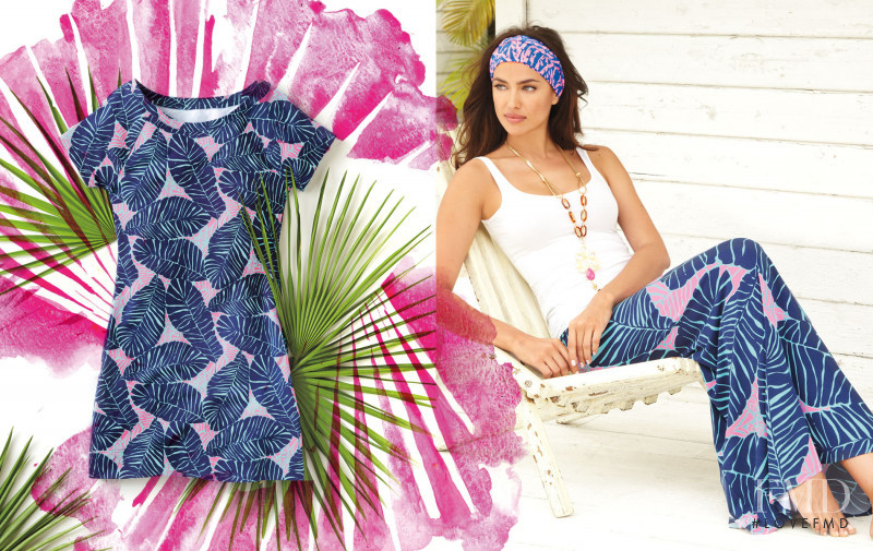 Irina Shayk featured in  the Lilly Pulitzer catalogue for Fall 2014