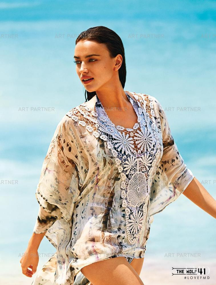 Irina Shayk featured in  the Agua Bendita Exotic Journey advertisement for Spring/Summer 2015