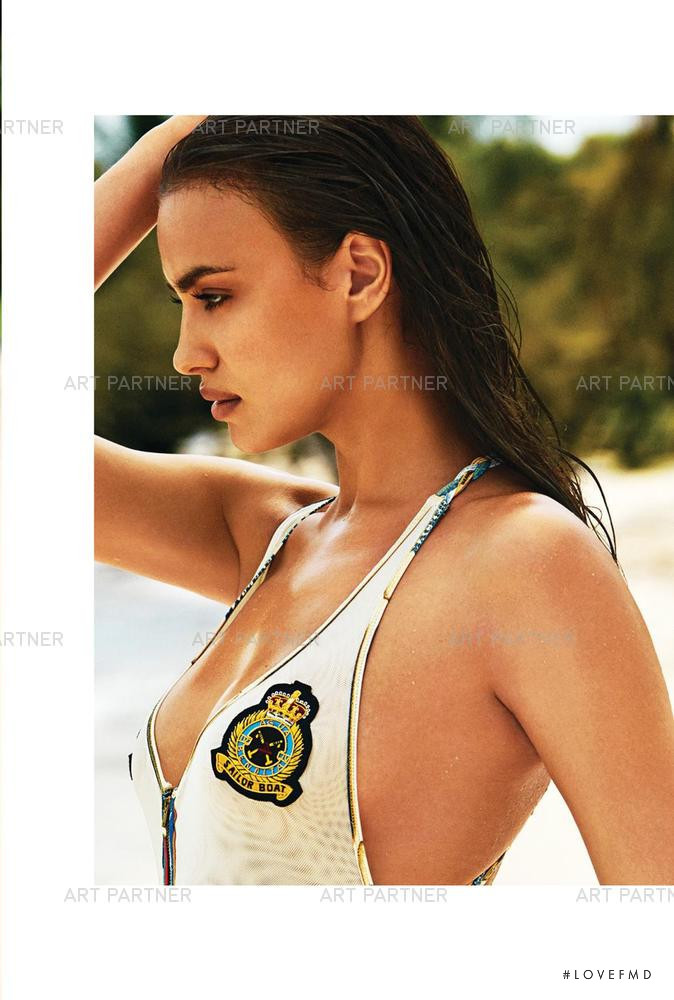 Irina Shayk featured in  the Agua Bendita Exotic Journey advertisement for Spring/Summer 2015