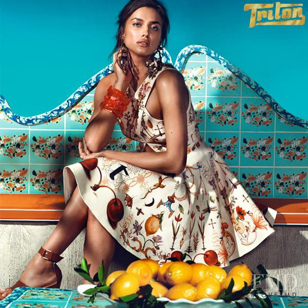 Irina Shayk featured in  the Triton advertisement for Spring/Summer 2015