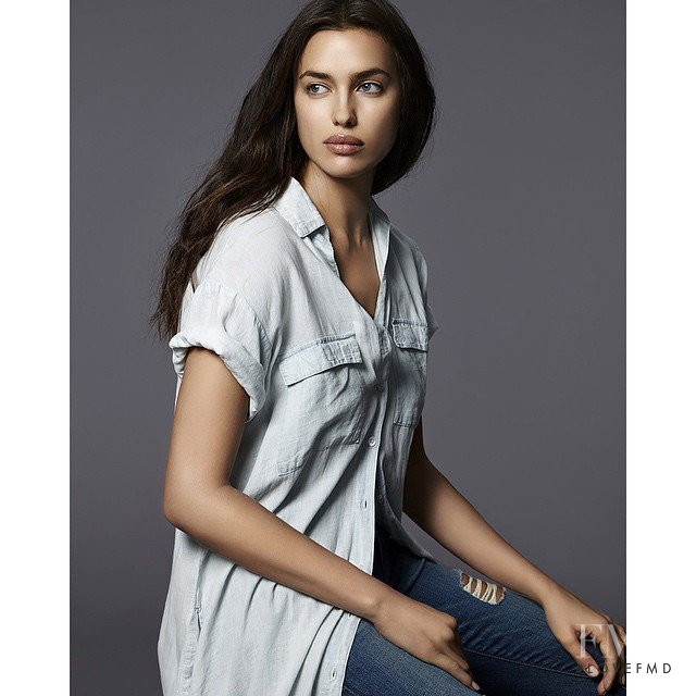 Irina Shayk featured in  the Scoop NYC advertisement for Autumn/Winter 2014