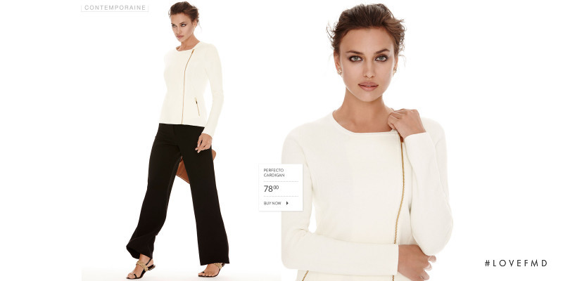 Irina Shayk featured in  the Simons - La Maison Simons lookbook for Spring/Summer 2015