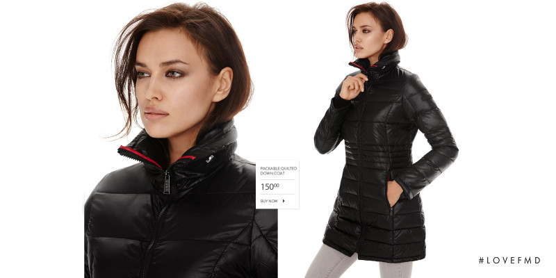 Irina Shayk featured in  the Simons - La Maison Simons lookbook for Spring/Summer 2015