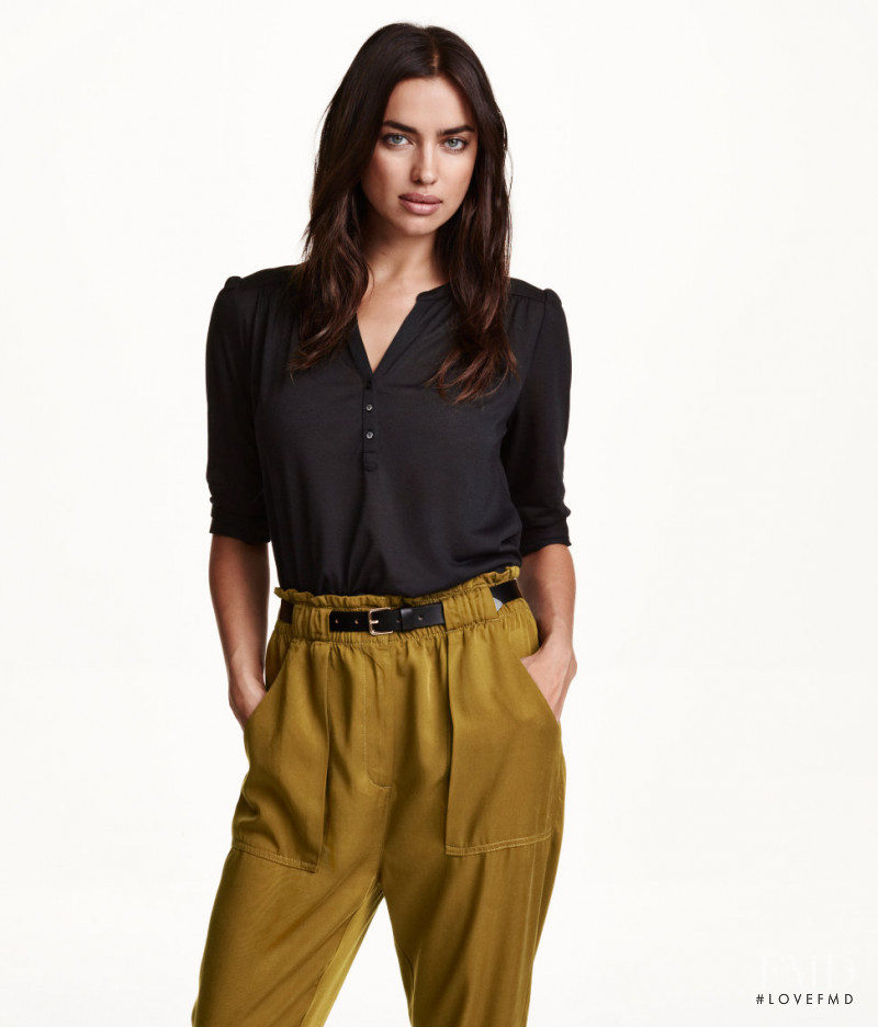 Irina Shayk featured in  the H&M catalogue for Fall 2015