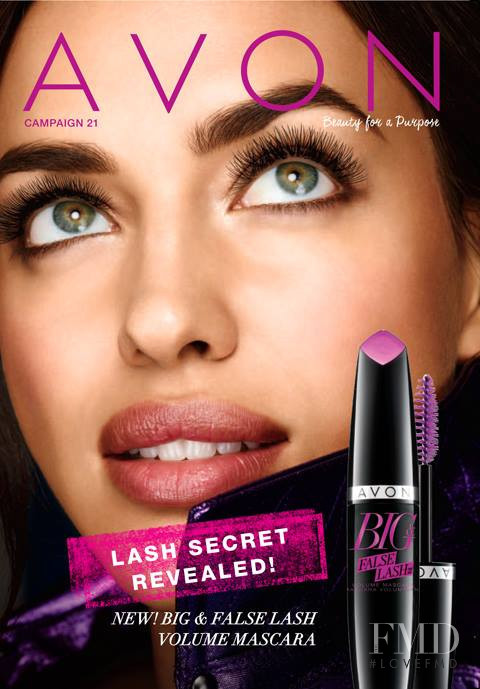 Irina Shayk featured in  the AVON catalogue for Autumn/Winter 2015