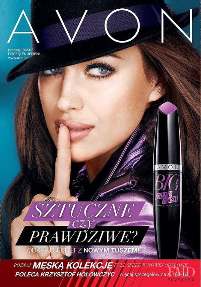 Irina Shayk featured in  the AVON catalogue for Autumn/Winter 2015