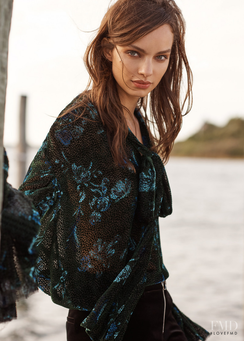 Luma Grothe featured in  the Shopbop The New Romantics lookbook for Autumn/Winter 2017