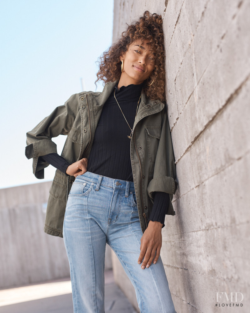 Anais Mali featured in  the Madewell lookbook for Spring 2018