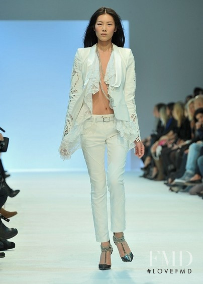 Liu Wen featured in  the Barbara Bui fashion show for Spring/Summer 2010