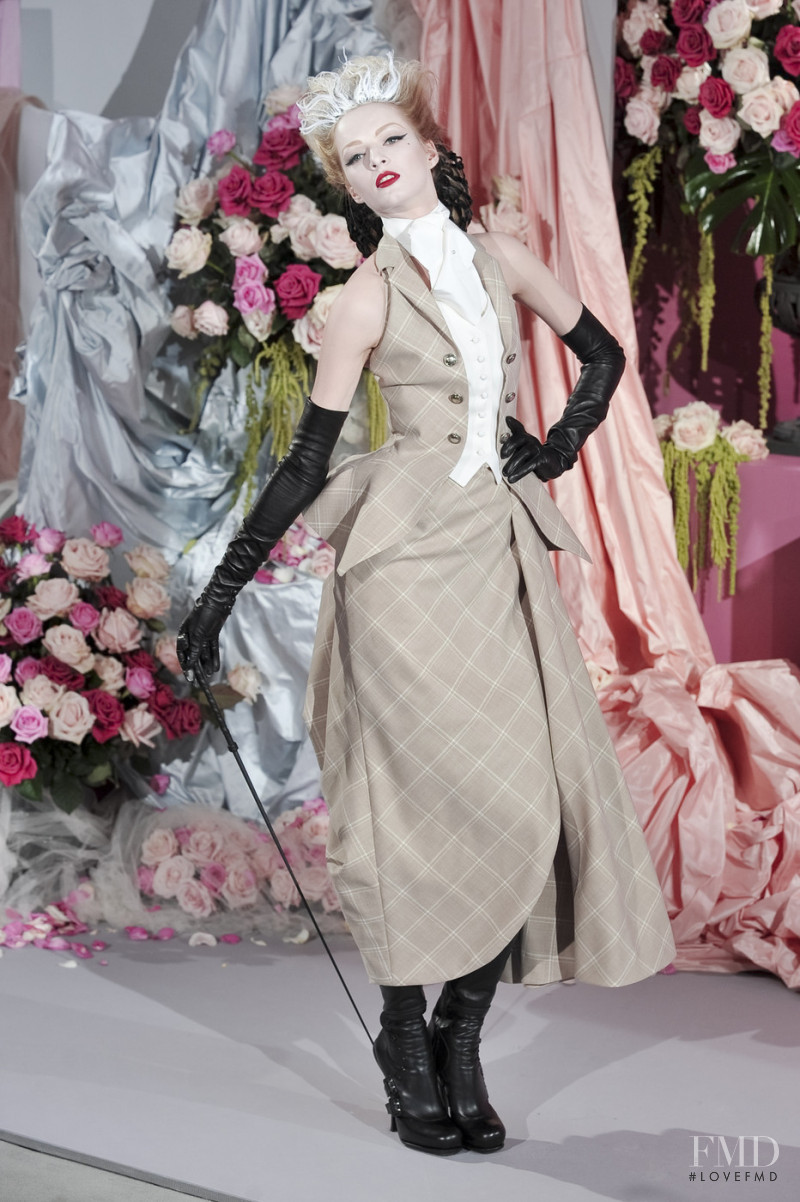 Daria Strokous featured in  the Christian Dior Haute Couture fashion show for Spring/Summer 2010