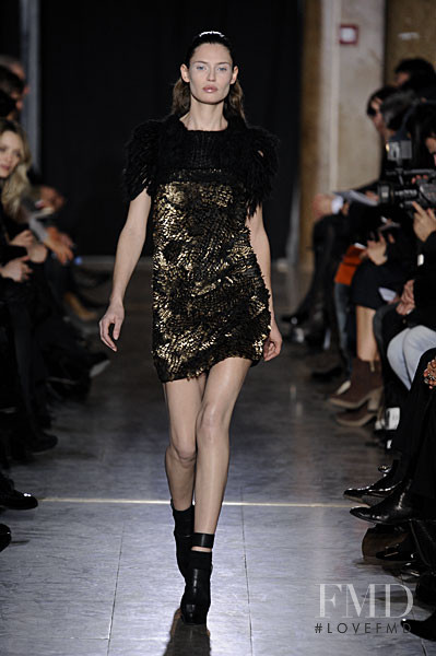 Bianca Balti featured in  the Costume National fashion show for Autumn/Winter 2010