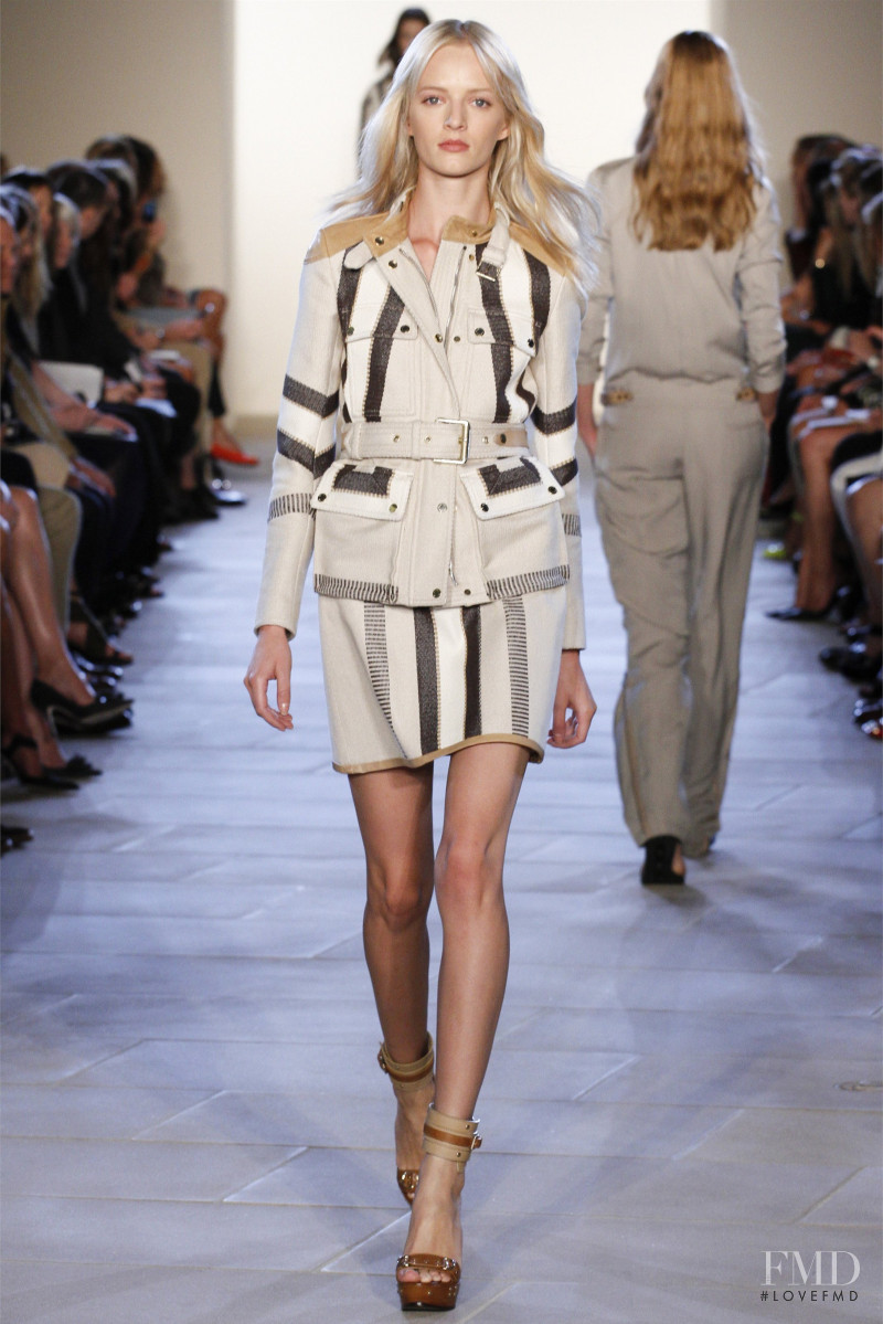 Daria Strokous featured in  the Belstaff fashion show for Spring/Summer 2013