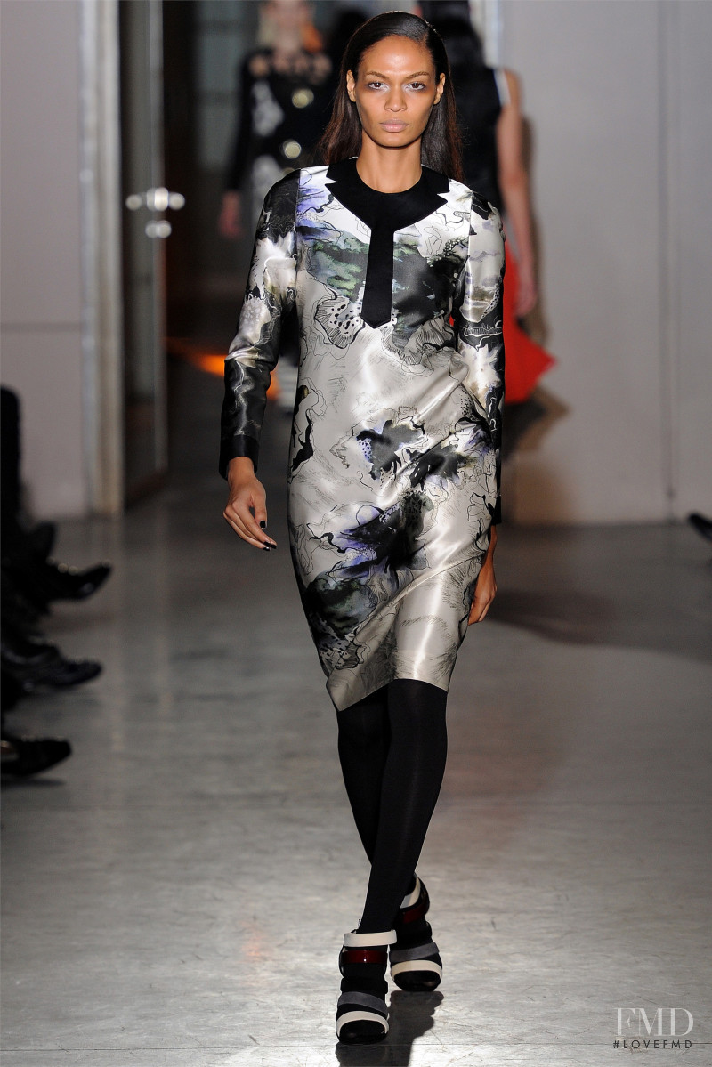 Joan Smalls featured in  the Rue Du Mail by Martina Sitbon fashion show for Autumn/Winter 2012