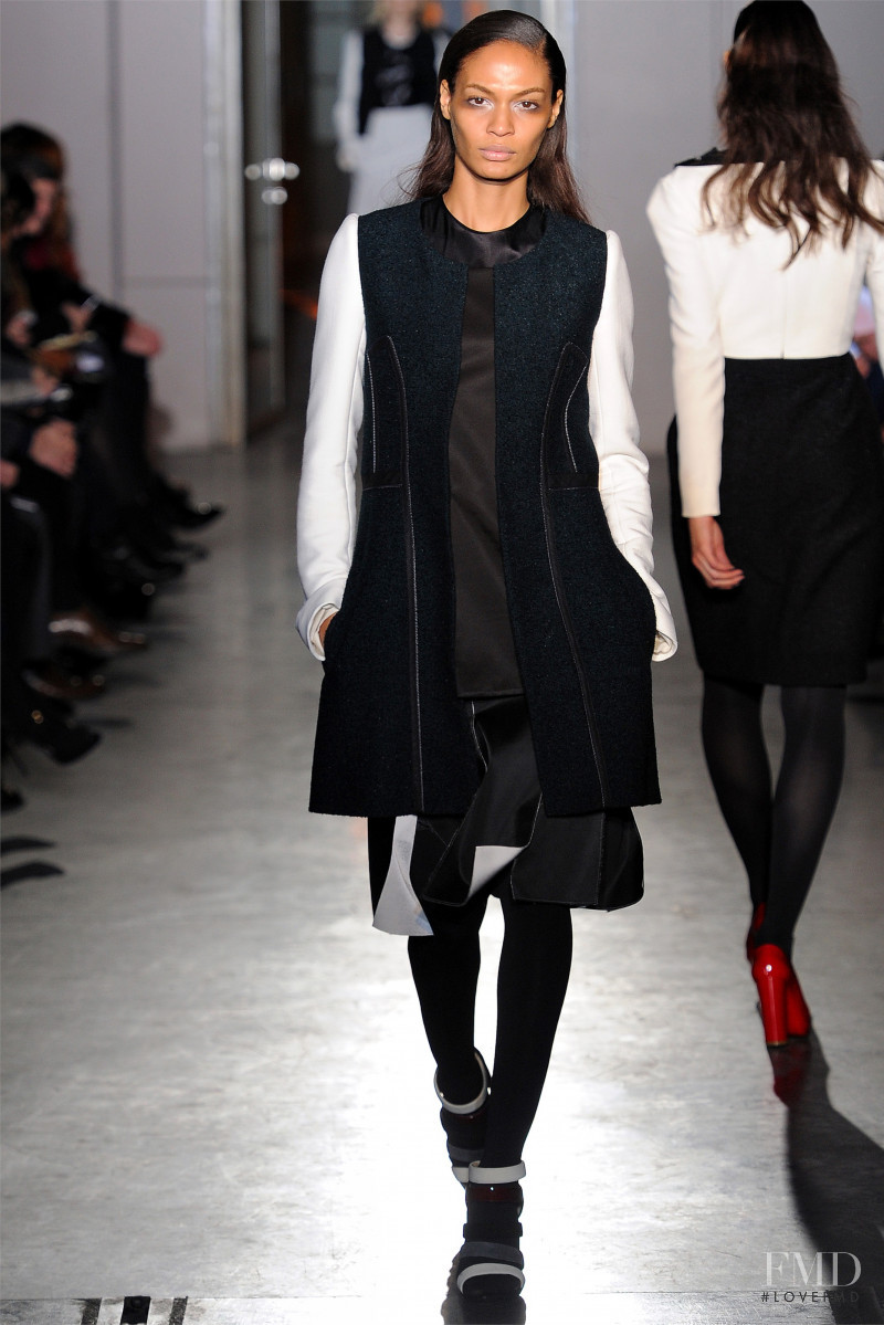 Joan Smalls featured in  the Rue Du Mail by Martina Sitbon fashion show for Autumn/Winter 2012