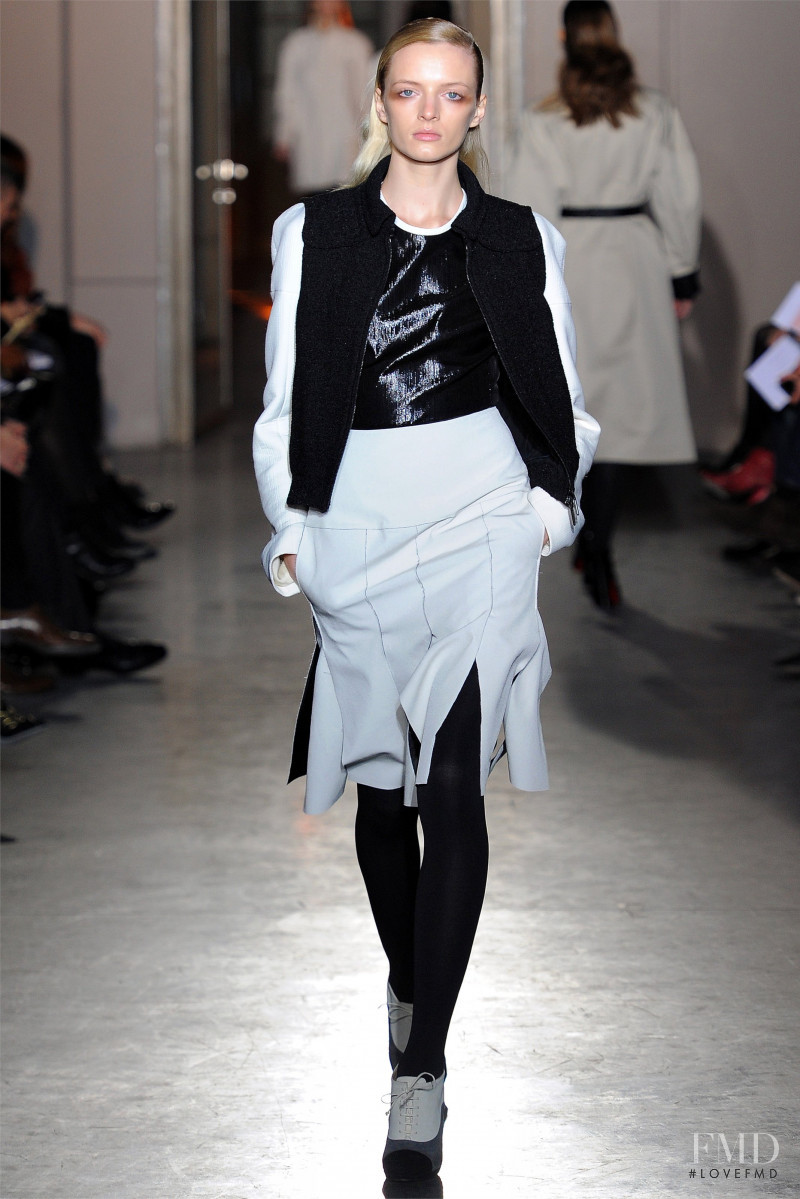 Daria Strokous featured in  the Rue Du Mail by Martina Sitbon fashion show for Autumn/Winter 2012