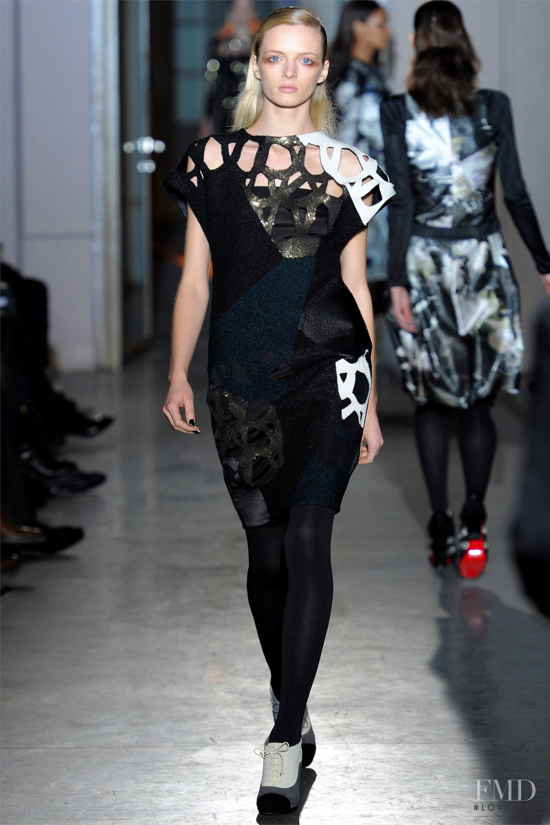 Daria Strokous featured in  the Rue Du Mail by Martina Sitbon fashion show for Autumn/Winter 2012