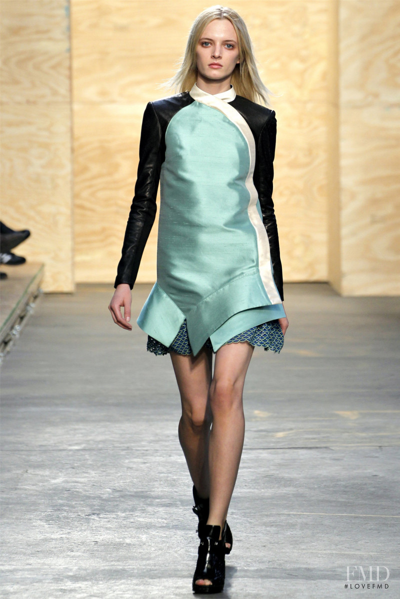 Daria Strokous featured in  the Proenza Schouler fashion show for Autumn/Winter 2012