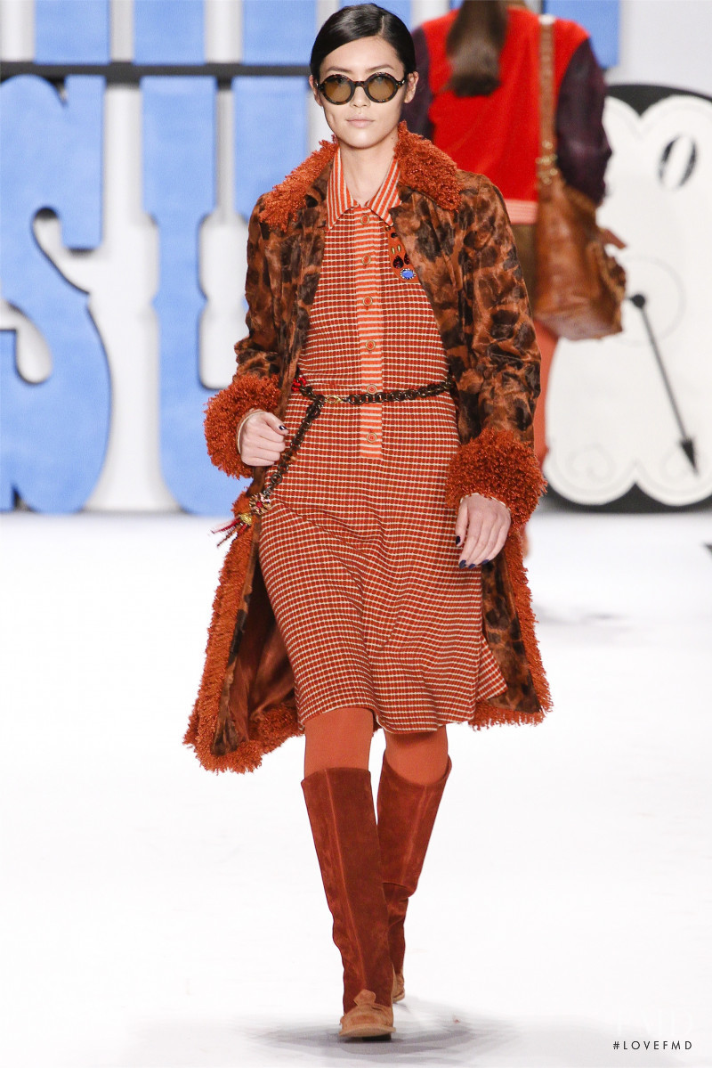 Liu Wen featured in  the Anna Sui fashion show for Autumn/Winter 2012