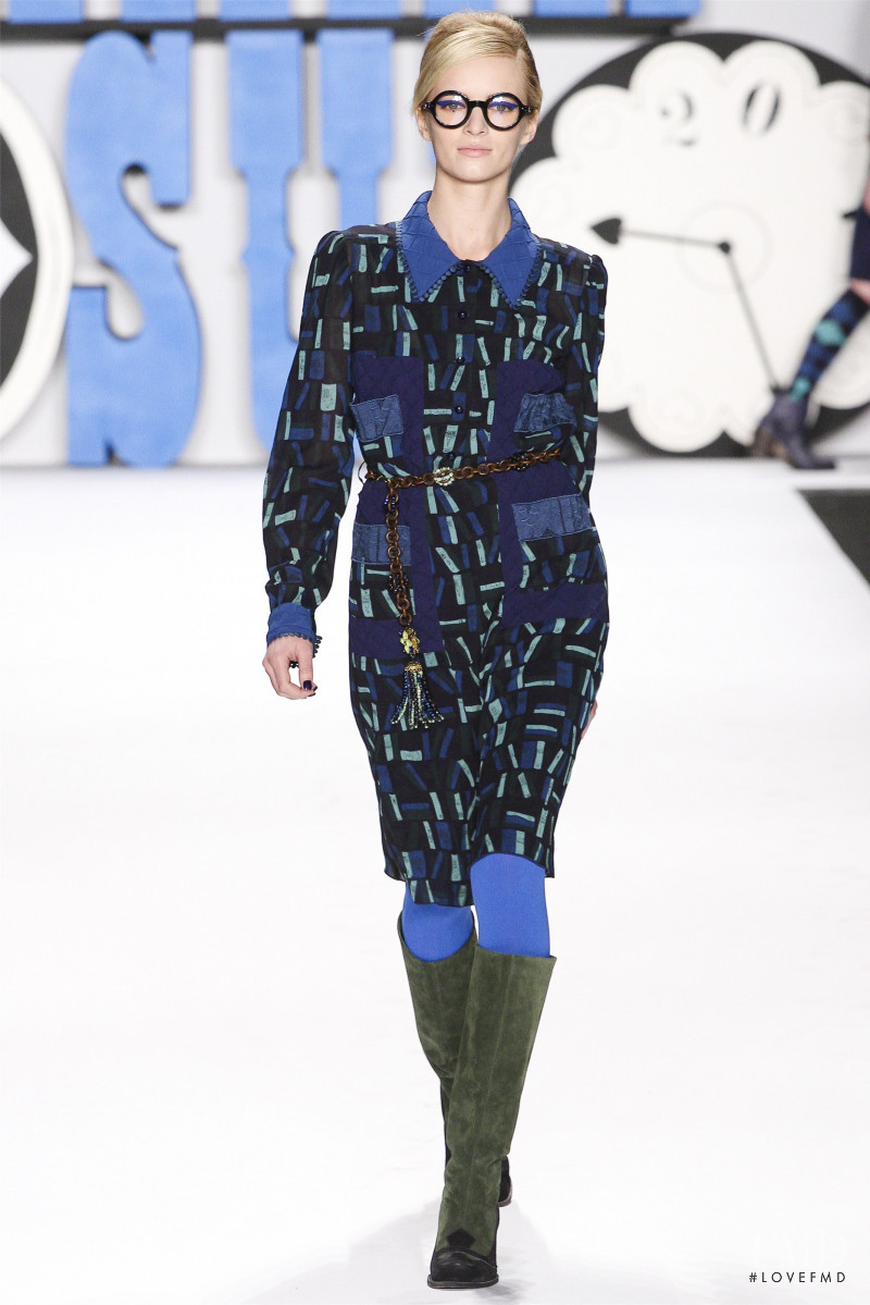 Daria Strokous featured in  the Anna Sui fashion show for Autumn/Winter 2012
