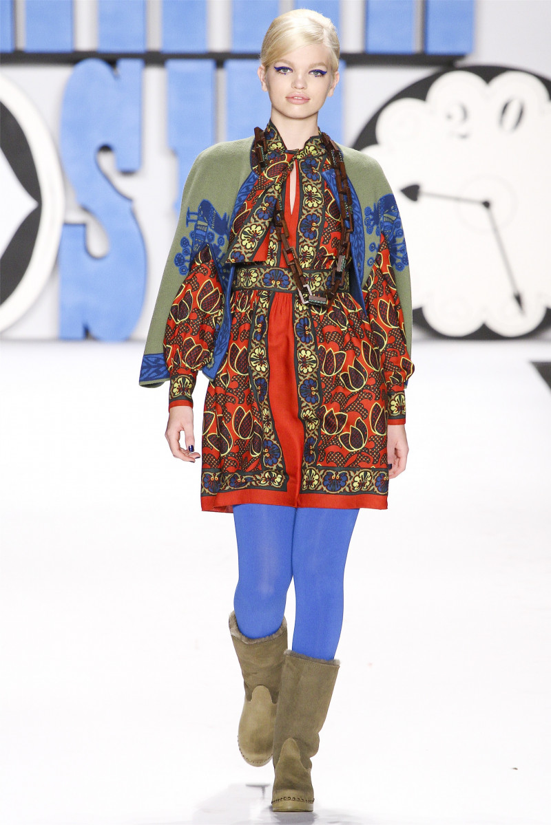 Daphne Groeneveld featured in  the Anna Sui fashion show for Autumn/Winter 2012
