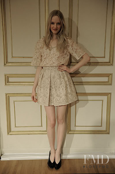 Daria Strokous featured in  the Stella McCartney fashion show for Pre-Fall 2010