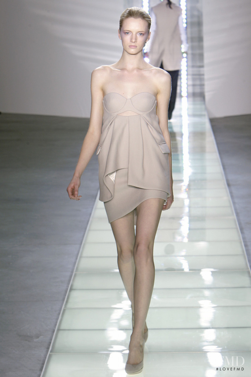 Daria Strokous featured in  the Preen by Thornton Bregazzi fashion show for Autumn/Winter 2010