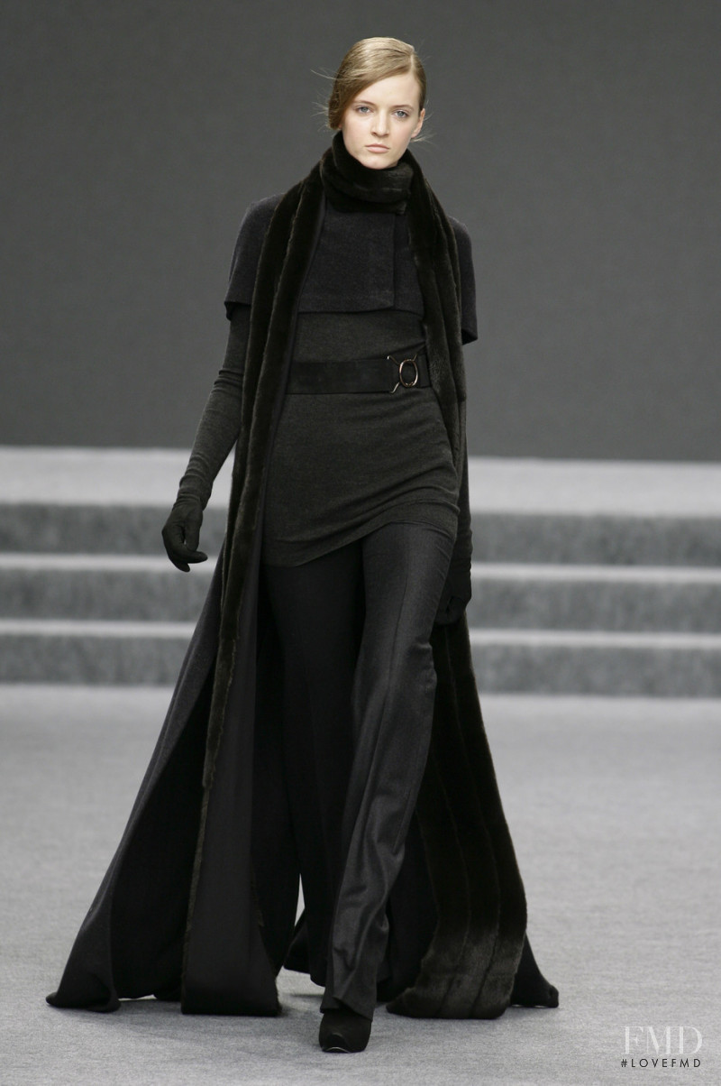 Daria Strokous featured in  the Akris fashion show for Autumn/Winter 2008