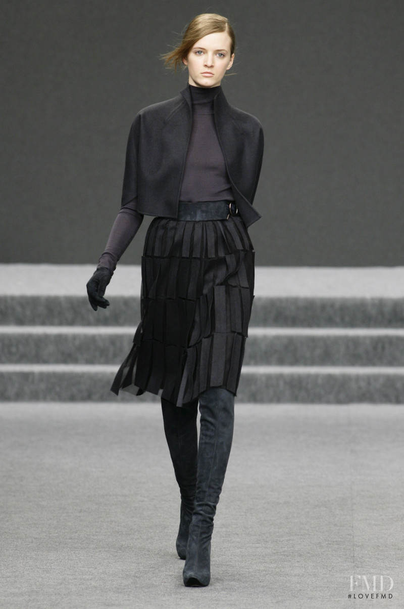 Daria Strokous featured in  the Akris fashion show for Autumn/Winter 2008