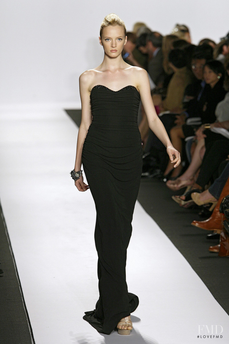 Daria Strokous featured in  the Badgley Mischka fashion show for Spring/Summer 2010