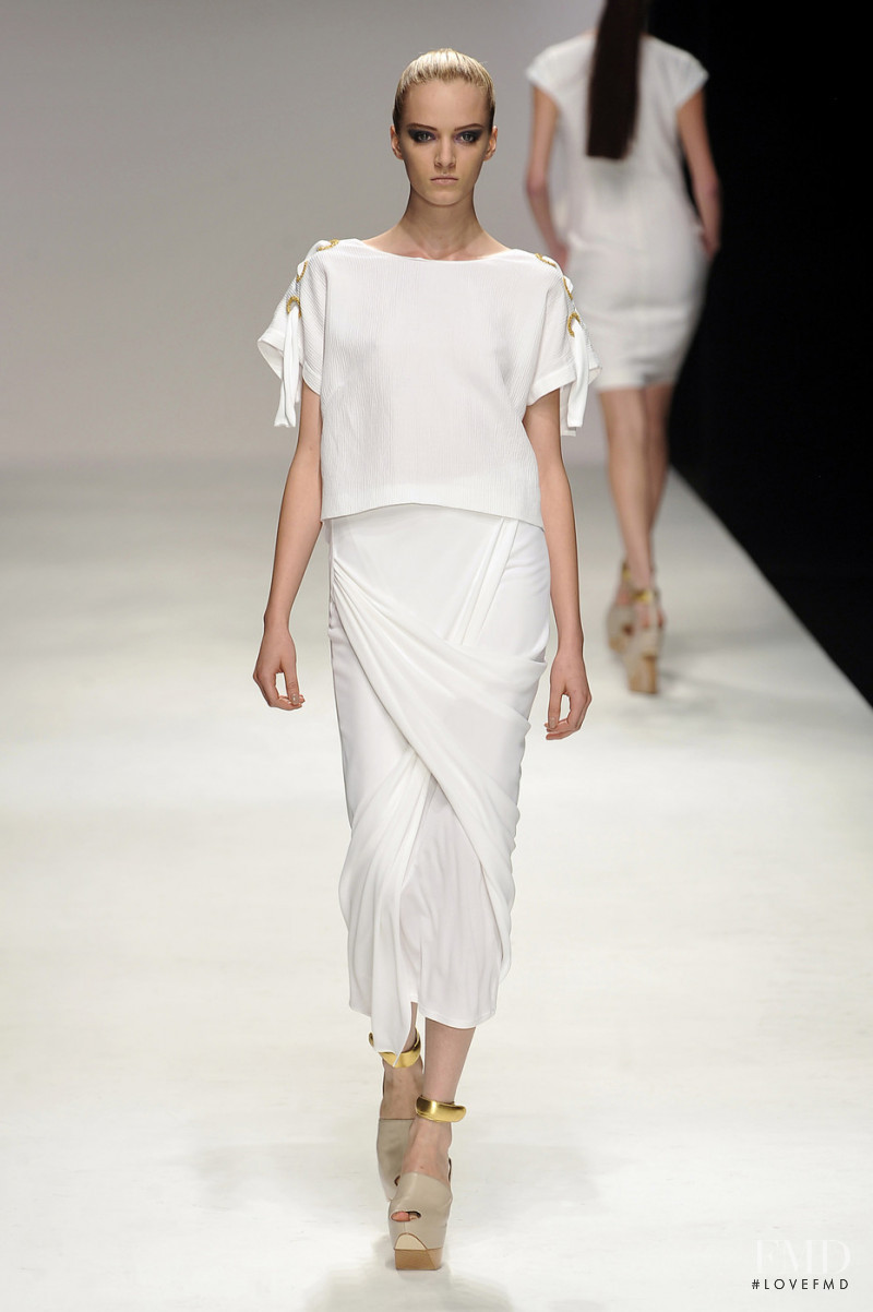 Daria Strokous featured in  the Osman by Osman Yousefzada fashion show for Spring/Summer 2010