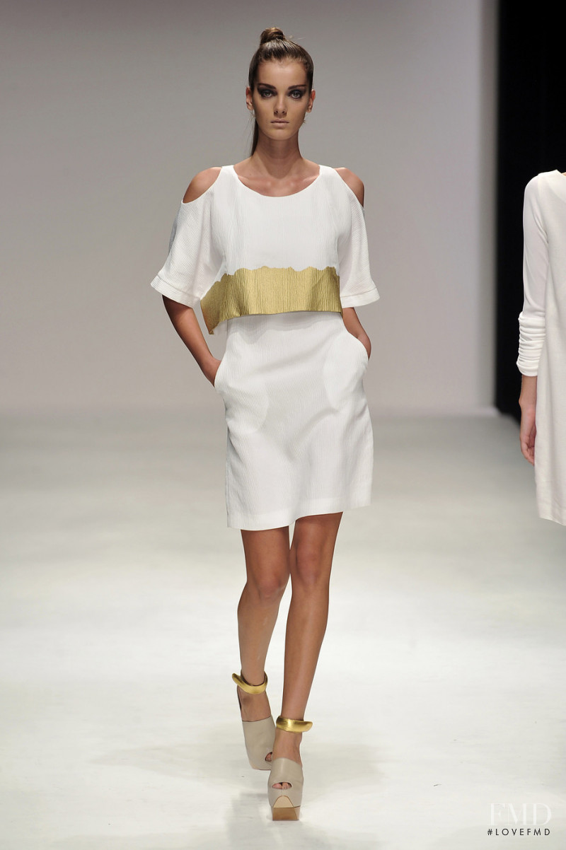 Denisa Dvorakova featured in  the Osman by Osman Yousefzada fashion show for Spring/Summer 2010