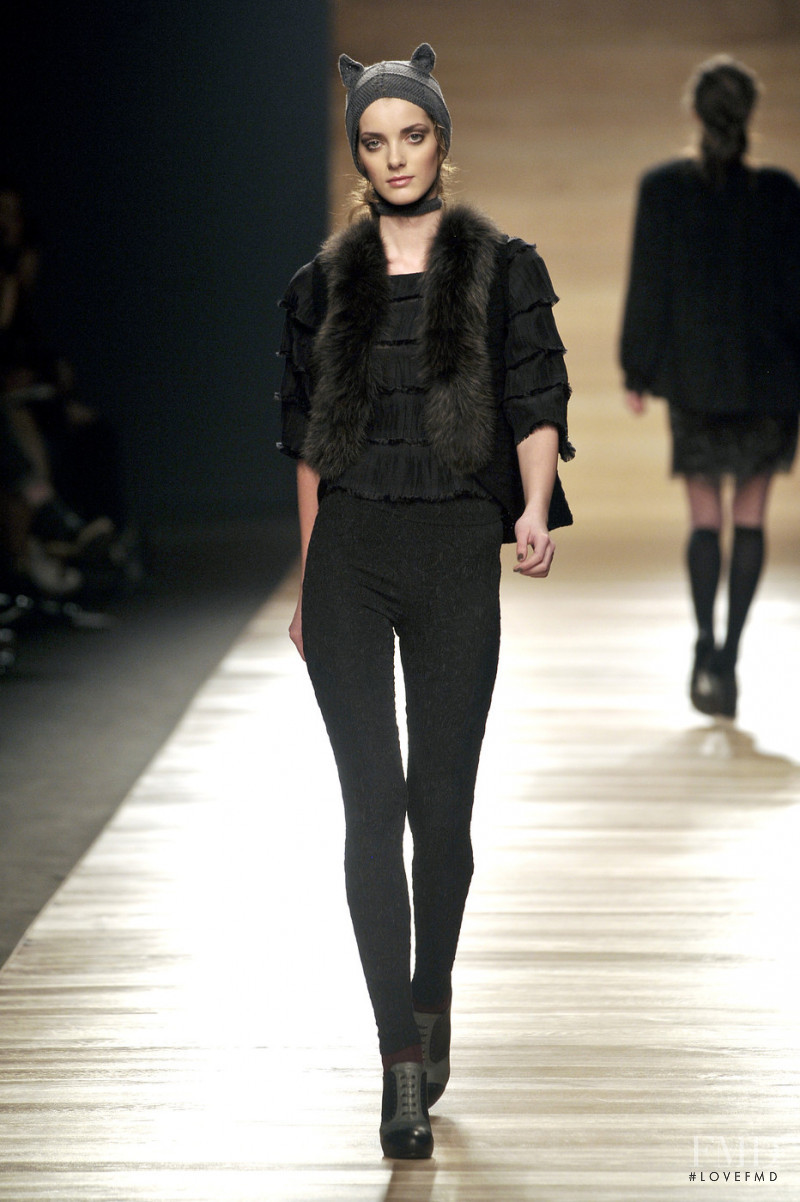 Denisa Dvorakova featured in  the Kristina Ti fashion show for Autumn/Winter 2009