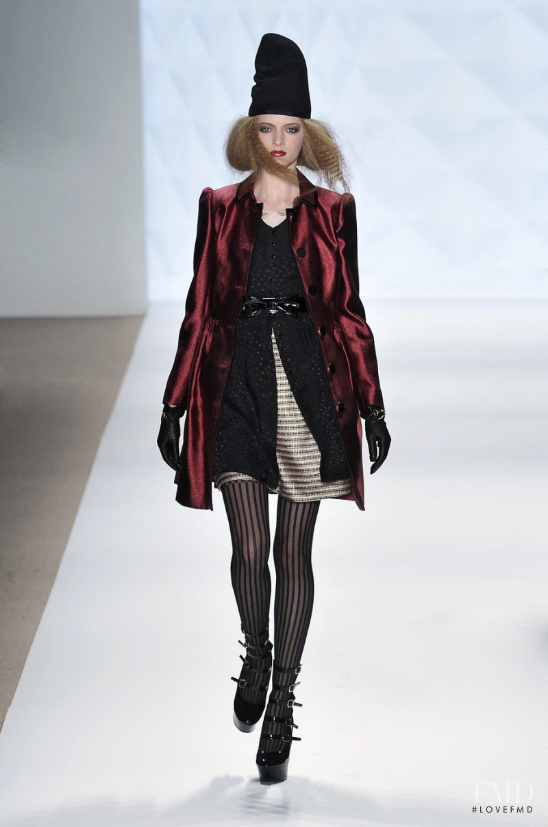 Daria Strokous featured in  the Erin Fetherston fashion show for Autumn/Winter 2009