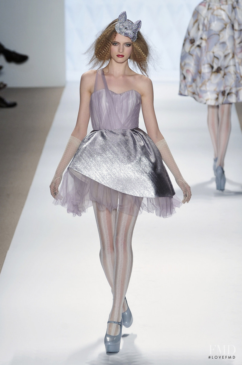 Daria Strokous featured in  the Erin Fetherston fashion show for Autumn/Winter 2009