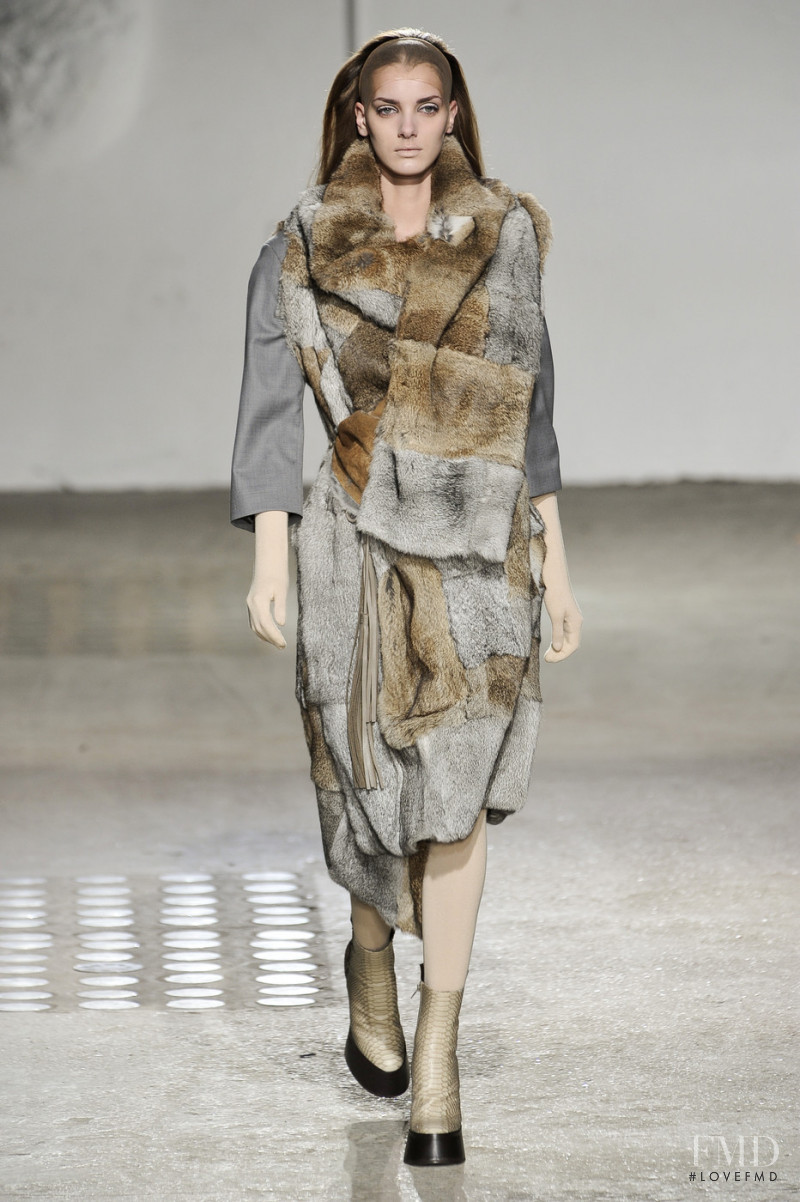 Denisa Dvorakova featured in  the A.F. Vandevorst fashion show for Autumn/Winter 2009