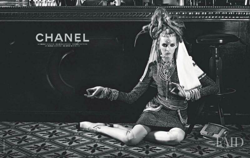 Daria Strokous featured in  the Chanel Paris Bombay  advertisement for Pre-Fall 2012