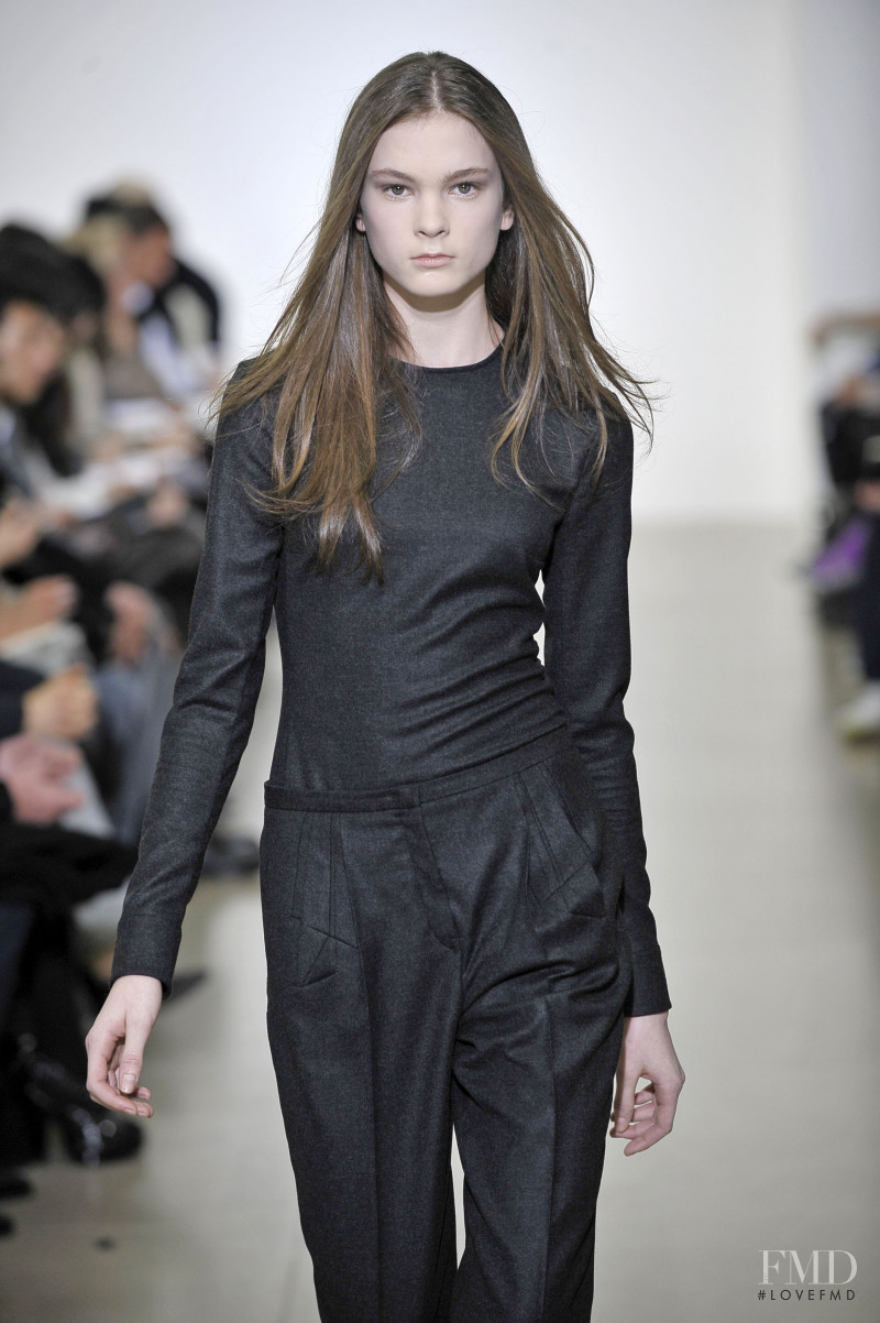 Irina Kulikova featured in  the Jil Sander fashion show for Autumn/Winter 2008