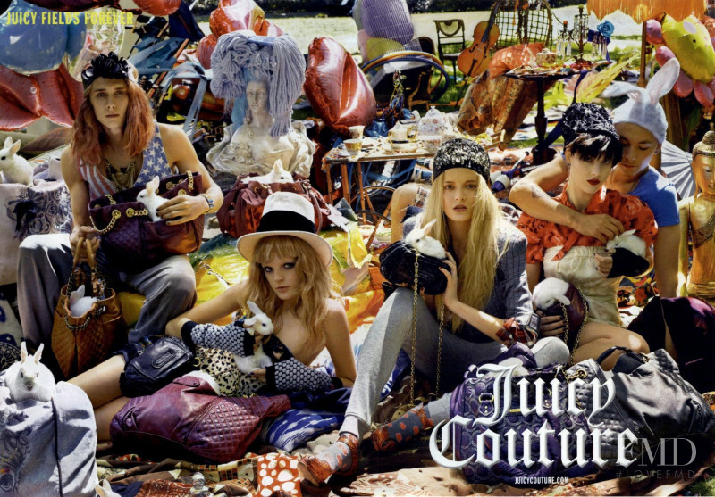 Daria Strokous featured in  the Juicy Couture advertisement for Autumn/Winter 2010