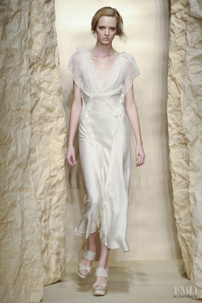 Daria Strokous featured in  the Donna Karan New York fashion show for Spring/Summer 2011