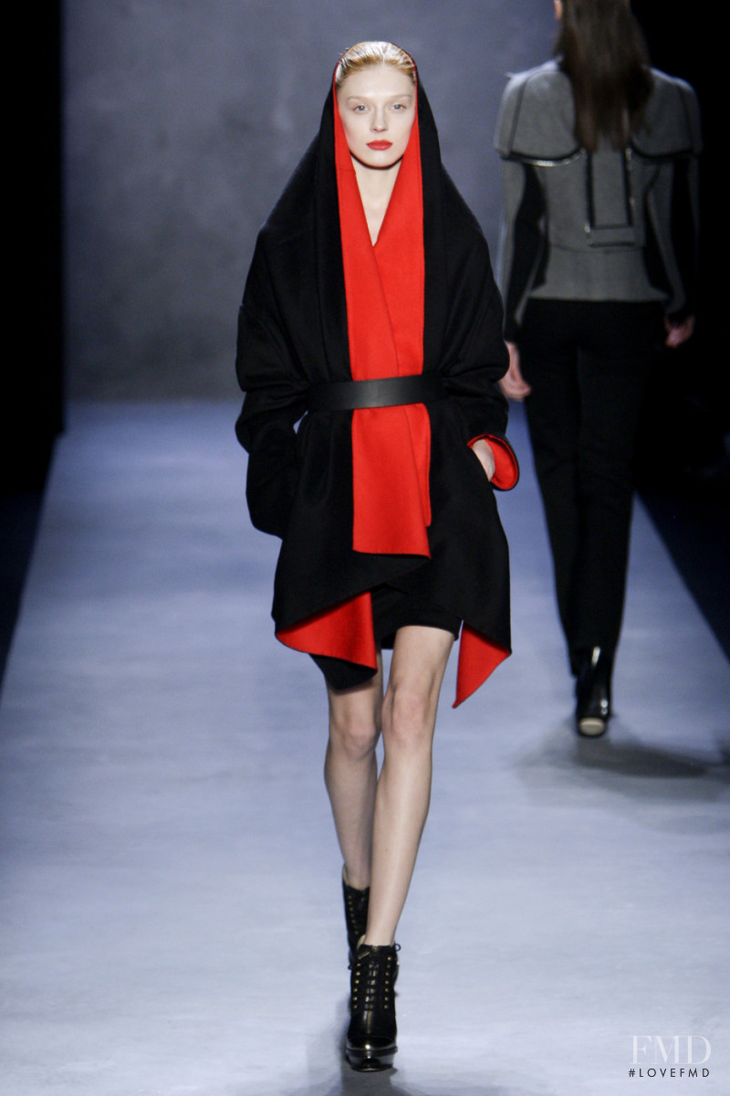 Olga Sherer featured in  the Prabal Gurung fashion show for Autumn/Winter 2010