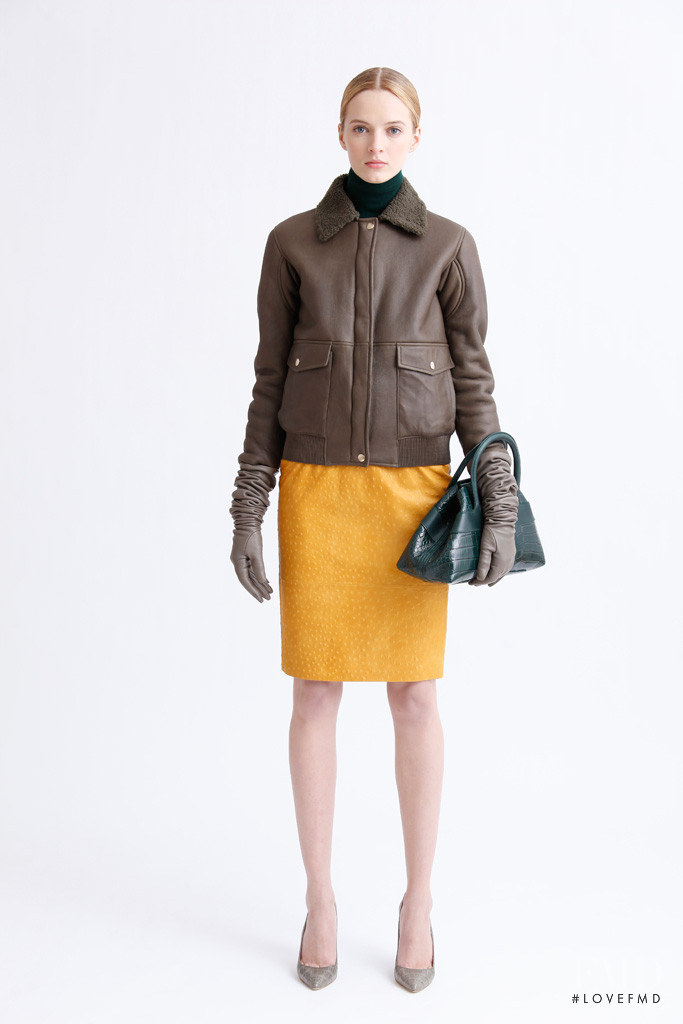 Daria Strokous featured in  the Bally lookbook for Pre-Fall 2011