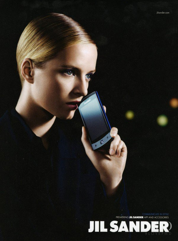 Daria Strokous featured in  the Jil Sander advertisement for Winter 2011