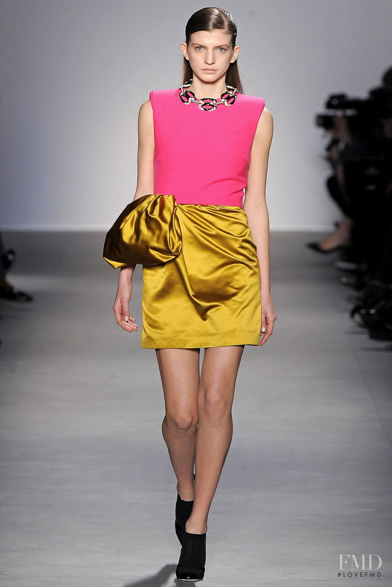 Caterina Ravaglia featured in  the Giambattista Valli fashion show for Autumn/Winter 2011