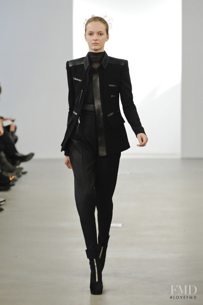 Daria Strokous featured in  the Calvin Klein 205W39NYC fashion show for Pre-Fall 2009